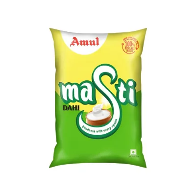 Amul Masti Pouch Curd (1 KG)