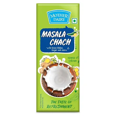 Mother Dairy Masala Chach 180 ml (Tetra Pak)