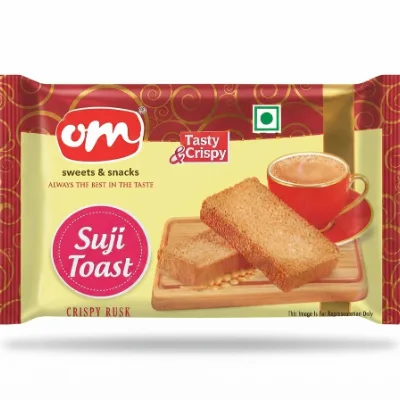 Om Suji Toast Crispy Rusk